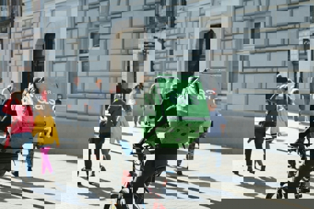 person delivering food